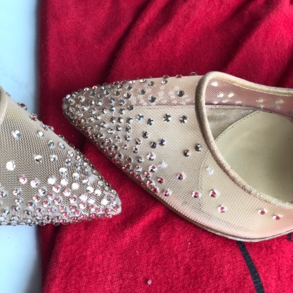 CHRISTIAN LOUBOUTIN,FOLLIES STRASS 100 MESH PUMPS - Picture 5 of 8